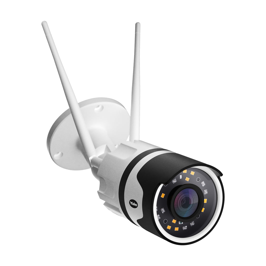 Pack 2 Camara WiFi/HD, V. Nocturna, Resistente a la Lluvia y App Yale Connect