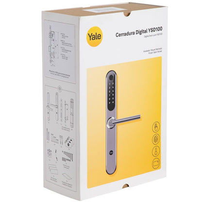 Cerradura Digital Inteligente YSD100 B35 Color Plateado